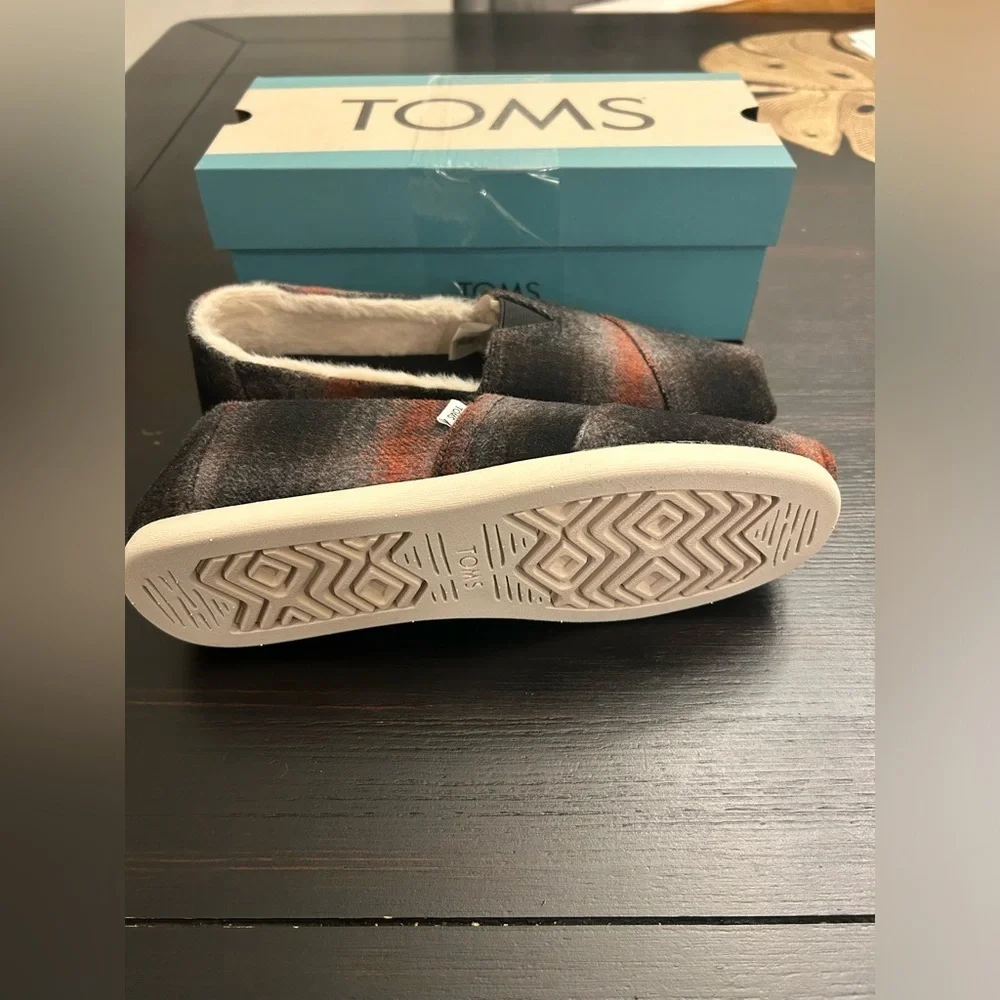 TOMS Men's Alpargata Recycled Cotton Canvas” Loafer Flat Size 7